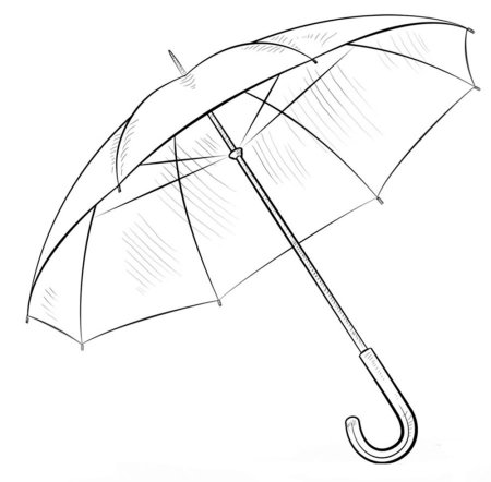 Зонт трафарет