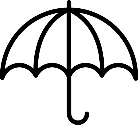 Маленький зонтик рисунок