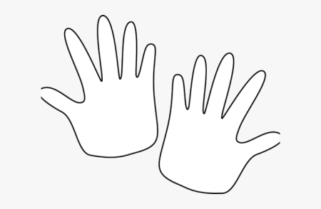 Ладошки для раскрашивания