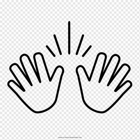 Ладошки для раскрашивания