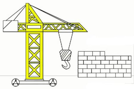 Разукрашки башенных кранов