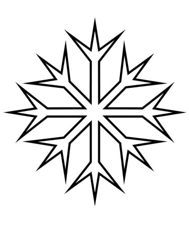Снежинки раскраска красивые