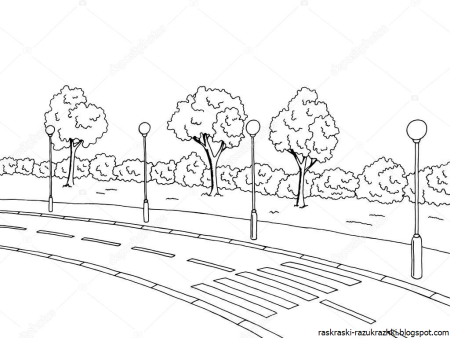 Раскраски в дорогу
