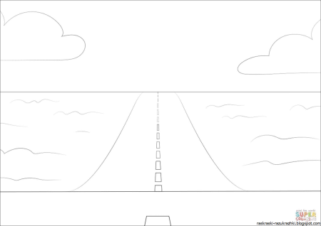 Раскраски в дорогу