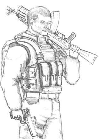 Сталкер рисунки