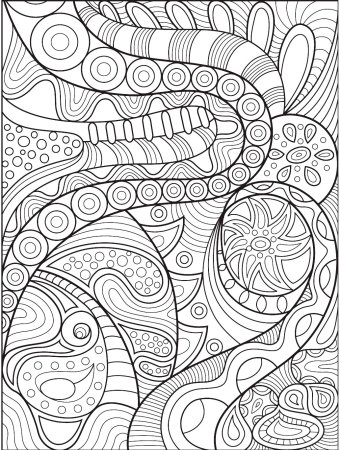 Раскраска абстракция