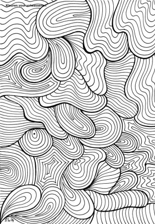 Раскраска абстракция