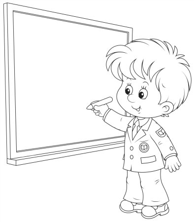Рисунок школы карандашом для детей