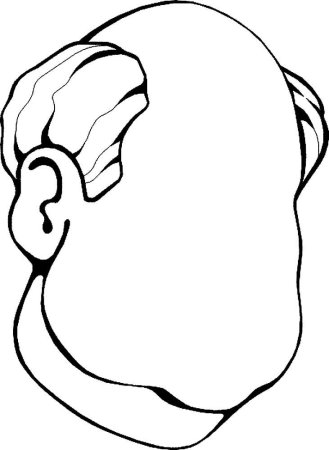 Голова раскраска