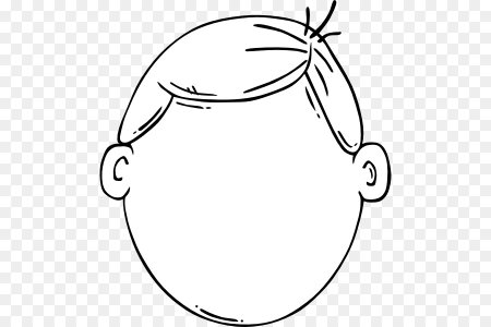 Лицо раскраска для детей