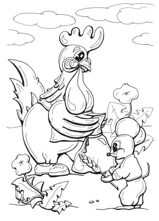 Колобок раскраска для детей