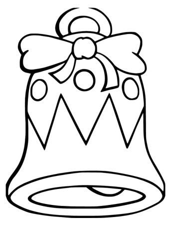 Колокол раскраска