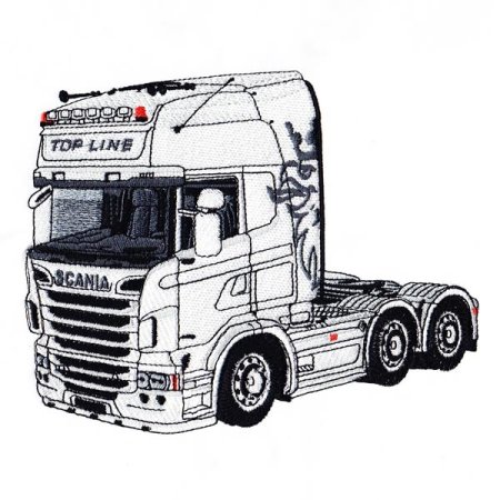 Раскраска тягач Скания r420