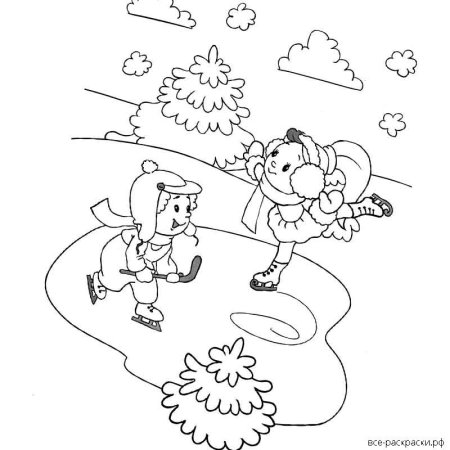 Раскраска. Маша и медведь