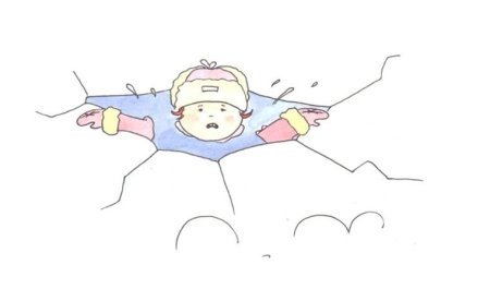 Безопасность зимой раскраски для детей