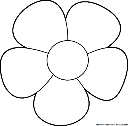 Подсолнух. Раскраска