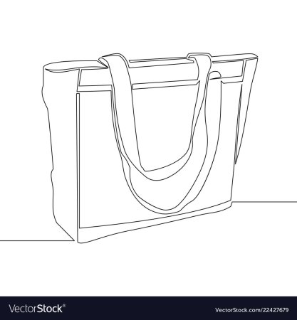 Эскиз сумки шоппер