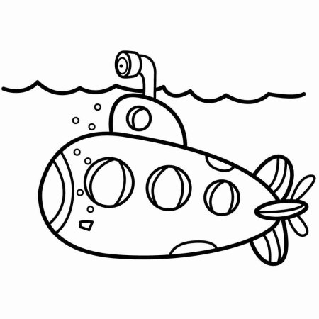 Подводная лодка раскраска для детей