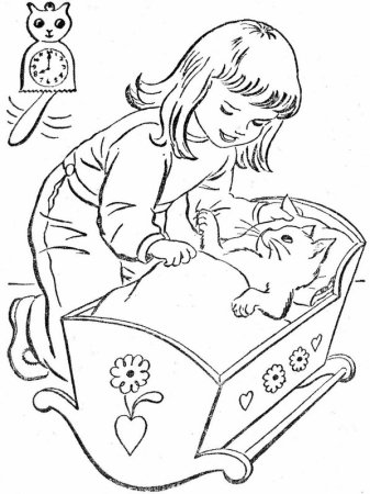 Разукрашка профессии врач