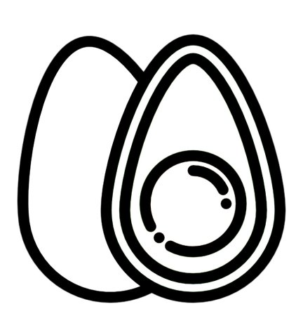 Раскраска авокадо