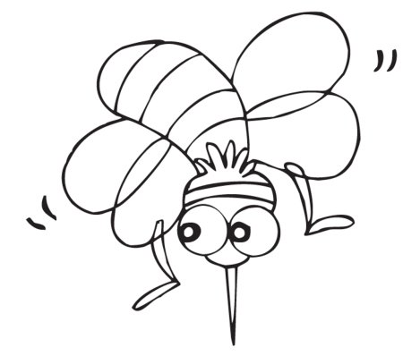 Раскраска мошка