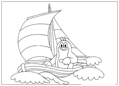 Водяной раскраска для детей