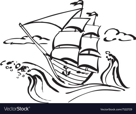 Алые паруса раскраска