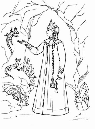 Сказка о попе и работнике его Балде раскраска