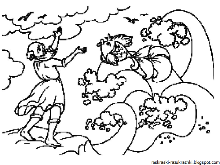 Иллюстрации к сказке Золотая рыбка Пушкина для детей 5-6