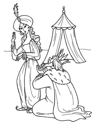 Раскраски по произведениям Пушкина для детей