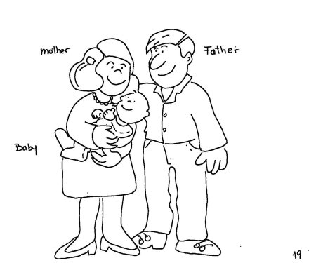 Раскраска my Family для детей