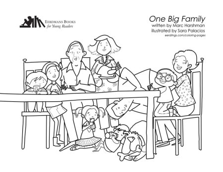 Английский язык раскрашивать семью