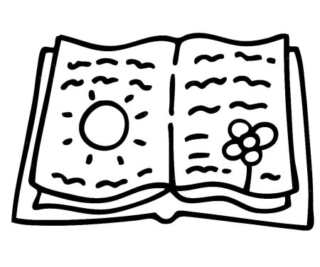 Раскраска "книга"