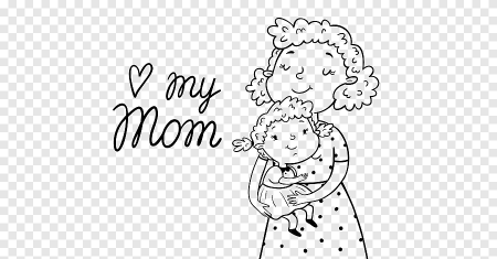 Картинки для раскрашивания ко Дню матери