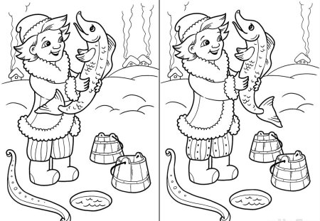 Задания Найди отличия для детей 5-6 лет