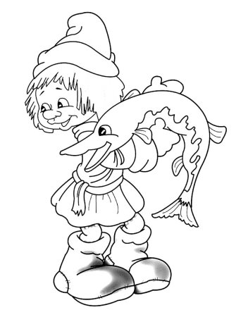 Раскраска. Сказочные герои