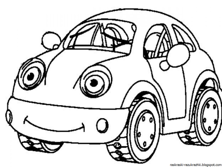 Раскраска Полицейская машина