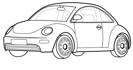 Раскраска машинки