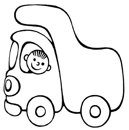Раскраски машинки для дошкольников