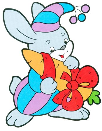 Раскраска «Зайка»