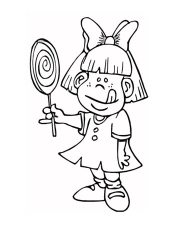 Смешные раскраски для девочек