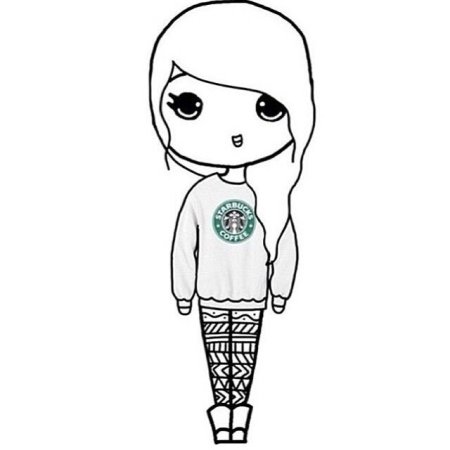 Раскраска для девочек милые рисунки