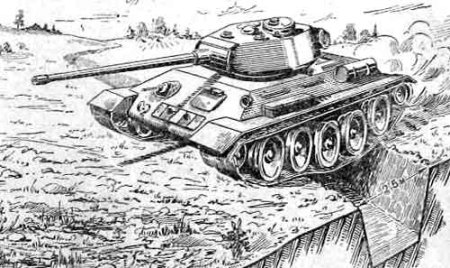 Танк т-34-85 раскраска