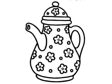 Чайник раскрасить