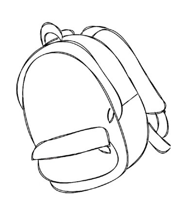 Портфель раскраска