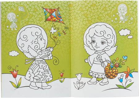 Раскраска кукла