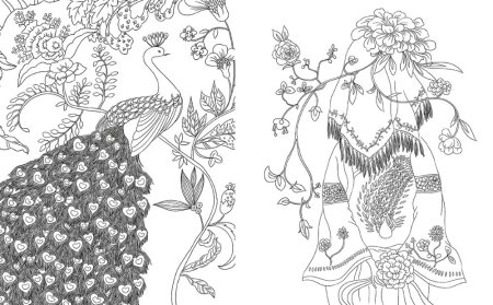 Китайские раскраски для стресса