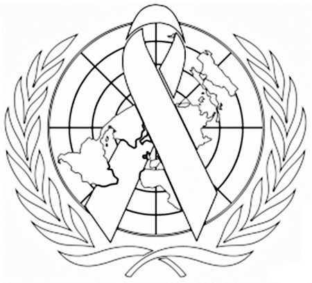 СПИД раскраска