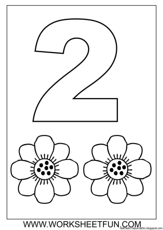 Цифры раскраска для детей