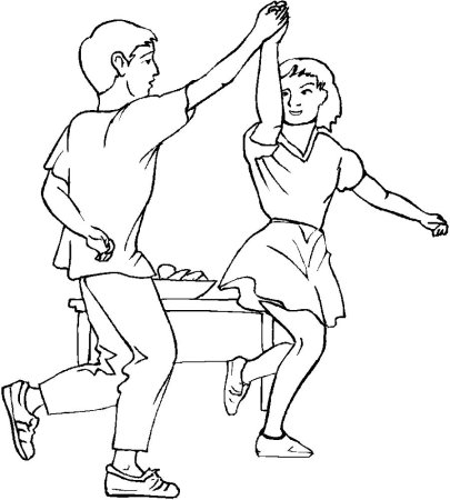 Бег раскраска